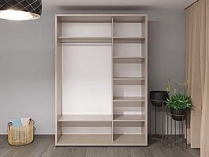 Dulap-cupe Bayro Murano 160x230x60 Piatra Gri