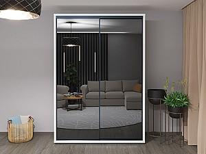 Dulap-cupe Bayro Murano 160x230x60 cm Alb