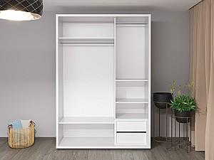 Dulap-cupe Bayro Murano 160x230x60 cm Alb