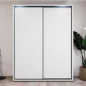 Dulap-cupe Bayro Murano 180x230x60 cm Alb