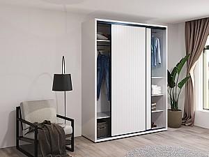 Dulap-cupe Bayro Murano 180x230x60 cm Alb