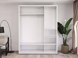 Dulap-cupe Bayro Murano 180x230x60 cm Alb