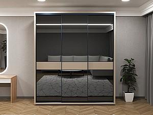 Dulap-cupe Bayro Murano 200x230x60 Piatra Gri