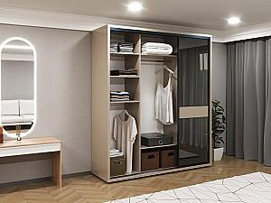 Dulap-cupe Bayro Murano 200x230x60 Piatra Gri