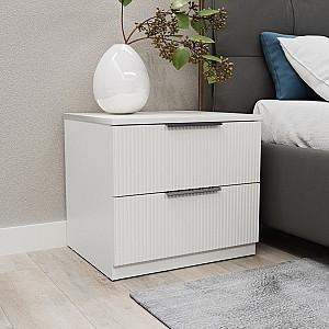 Noptiera Bayro Murano 55x50x45 cm Positano Alb Mat