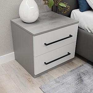 Noptiera Bayro Serenity 55x50x45 cm Gri Asfalt / Gri