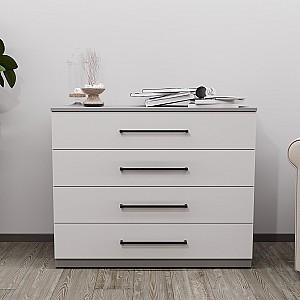 Comoda Bayro Serenity 100x81x45 cm Gri Asfalt