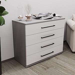 Comoda Bayro Serenity 100x81x45 cm Gri Asfalt