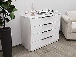 Comoda Bayro Murano 100x81x45 cm Alb Mat