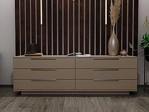 Comoda Bayro Napoli 180x56x50 cm Piatra Gri