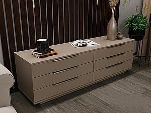 Comoda Bayro Napoli 180x56x50 cm Piatra Gri