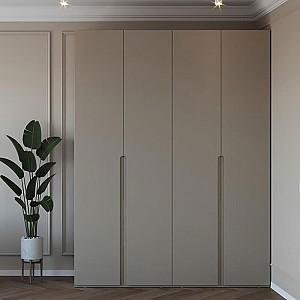 Dulap Bayro Modena 180x240x53 cm Piatra Gri