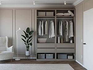 Dulap Bayro Modena 180x240x53 cm Piatra Gri