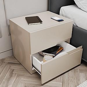 Noptiera Bayro Modena 55x50x45 cm Piatra Gri (Maner Sorento)