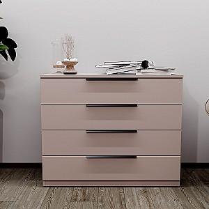 Comoda Bayro Murano 100x81x45 cm Piatra Gri