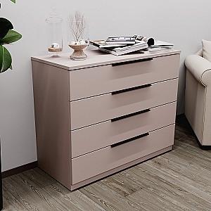 Comoda Bayro Murano 100x81x45 cm Piatra Gri