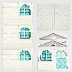 Casuta de joaca Doloni 02550/5 White/Turquoise