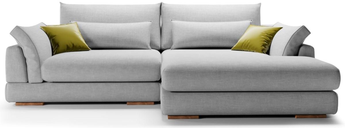 Canapea coltar Crinela Softi Gri Deschis