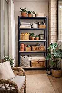 Raft сomercial Xenos StrongLine 180x90x45cm Black