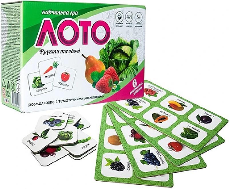 Joc de masa Strateg Loto "Fructe si legume" (57161)