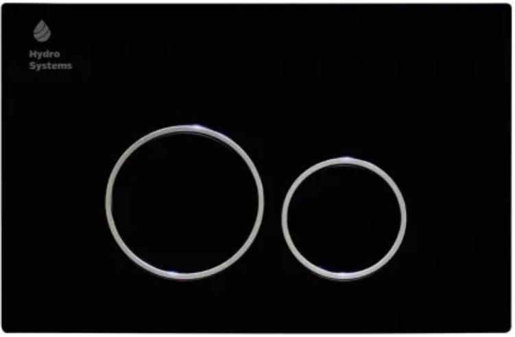 Buton de scurgere Hydro-S 005DQ Black Matt/Chrome
