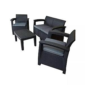 Set mobila de gradina GardenLine ZUM6454 Antracit (Gri)