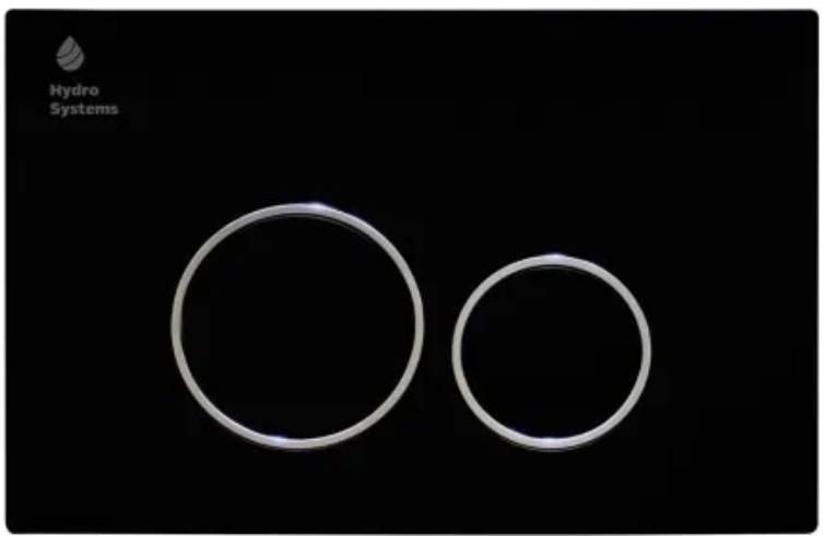 Buton de scurgere Hydro-S 005D Black Matt/Chrome