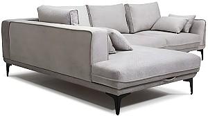 Canapea coltar Crinela Rome Gri Deschis