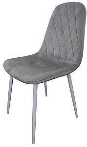 Scaun Kroll DC2-006 Velur Light Grey(Gri)/White(Alb)