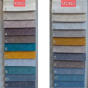 Canapea Crinela Modern Oranj / Gri Inchis