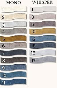 Canapea Crinela Monaco (MO2L + M02R + 2 perne) Gri