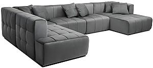 Canapea coltar Crinela Monaco (M04L+M05+M01+M0 1+M03R+3 perne) Gri Inchis