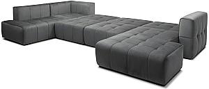 Canapea coltar Crinela Monaco (M04L+M05+M01+M0 1+M03R+3 perne) Gri Inchis