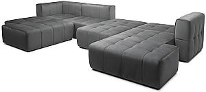 Canapea coltar Crinela Monaco (M04L+M05+M01+M0 1+M03R+3 perne) Gri Inchis