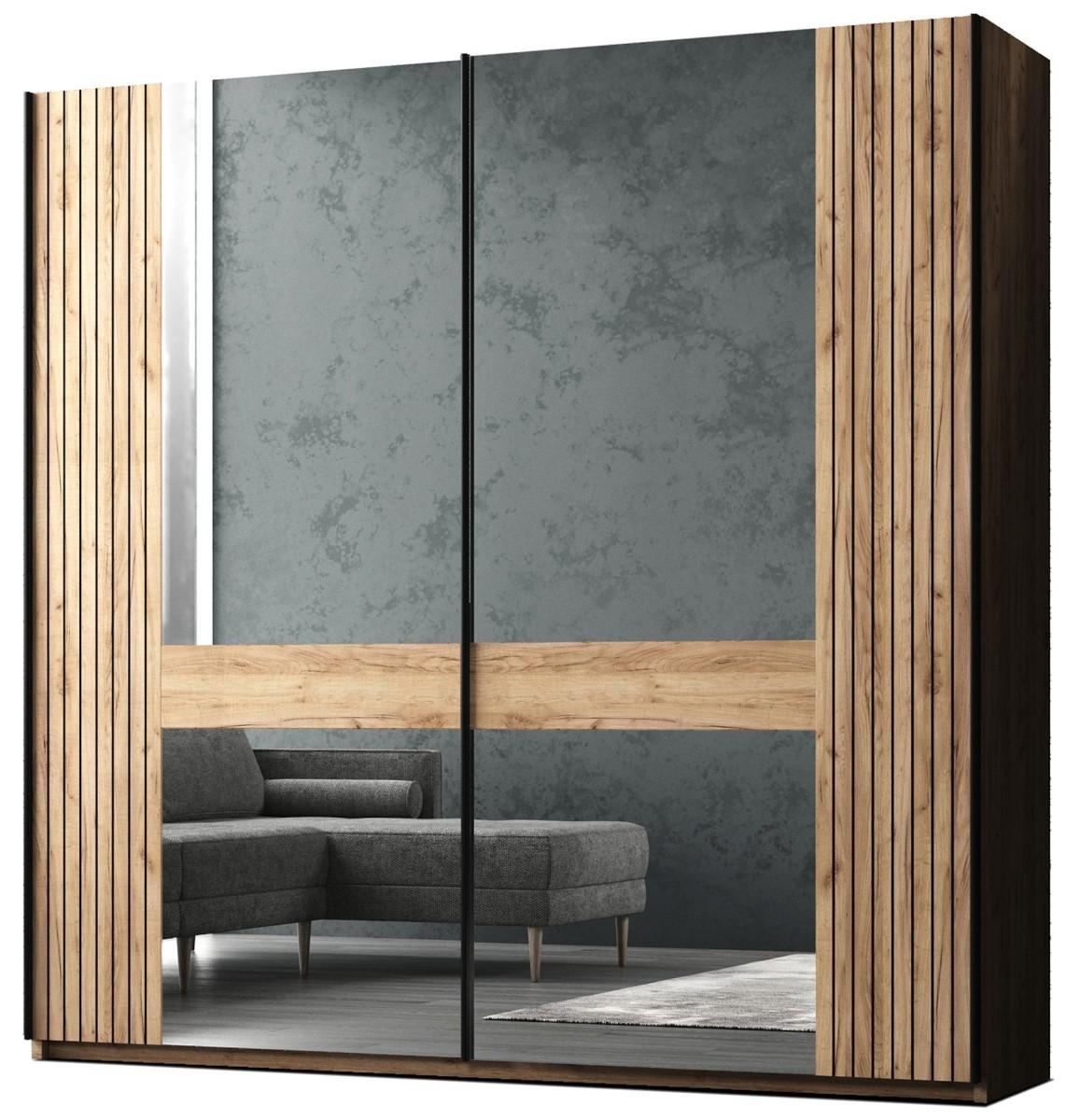 Dulap-cupe Crinela ErgoSens Lux 21 Stejar Craft Auriu