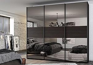 Dulap-cupe Crinela ErgoSens Lux 8  Wenge Magia / Oglinda Grafit