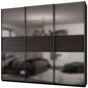 Dulap-cupe Crinela ErgoSens Lux 8  Wenge Magia / Oglinda Grafit