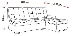 Canapea coltar Crinela Bozen Eco 3 Maro / Bej