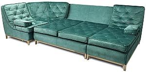 Canapea coltar Crinela London 5 Mini Turcoaz