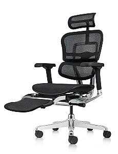 Fotoliu de birou Comfort Ergohuman Elite 2 Black +Legrest T-168-B1 EHE2-AB-HAM-5D-L