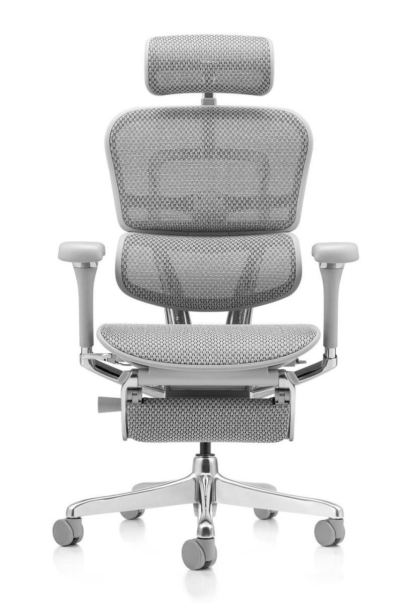 Fotoliu de birou Comfort Ergohuman Luxury 2 Natural +Legrest T-168-B2 EHL2-AG-HAM-5D-D