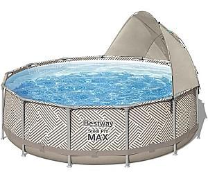 Piscina cu carcasa BESTWAY STEEL PRO MAX 396×107 cm (561FYBW)