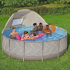 Piscina cu carcasa BESTWAY STEEL PRO MAX 396×107 cm (561FYBW)