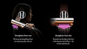 Placa de indreptat parul Dyson HT01 Amber Silk