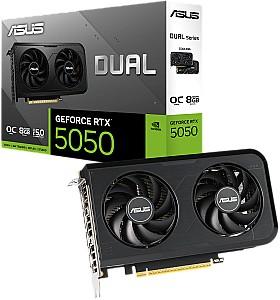 Placa video Asus Dual GeForce RTX 5050 8GB OC Edition