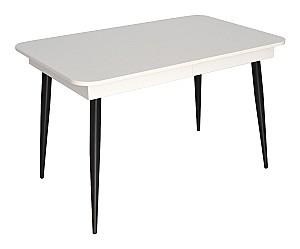 Set de masa si scaune Evelin DT 432-1R B + 4 scaune LC-621 B/Dark Grey 57