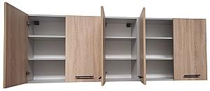 Set mobila bucatarie Alcantara 2 m Bej / Gri Deschis