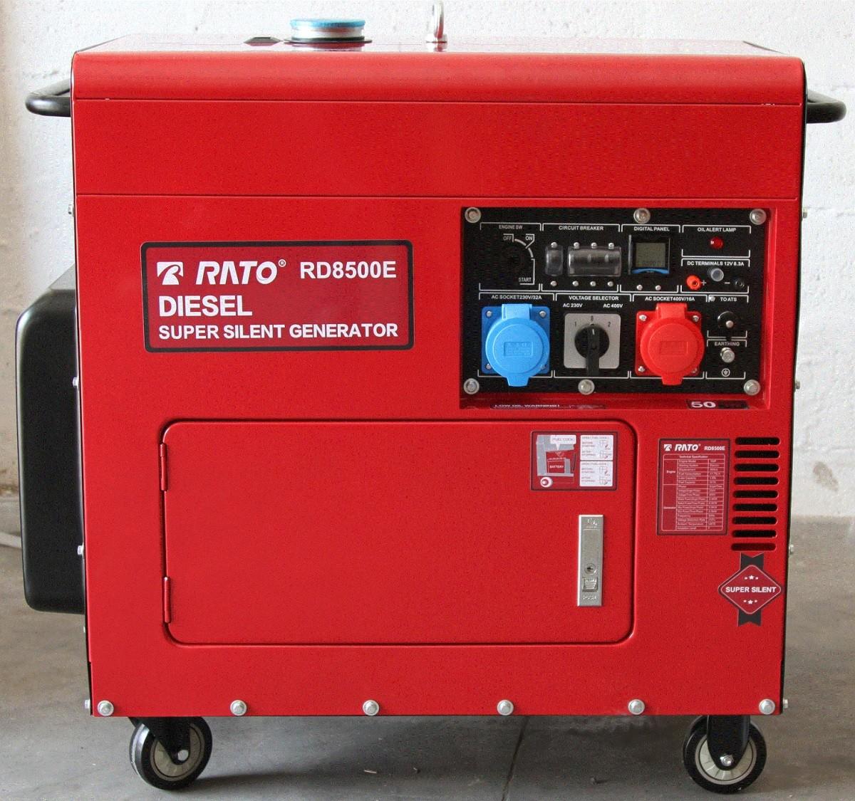 Generator electric de curent RATO DIESEL RD8500 E