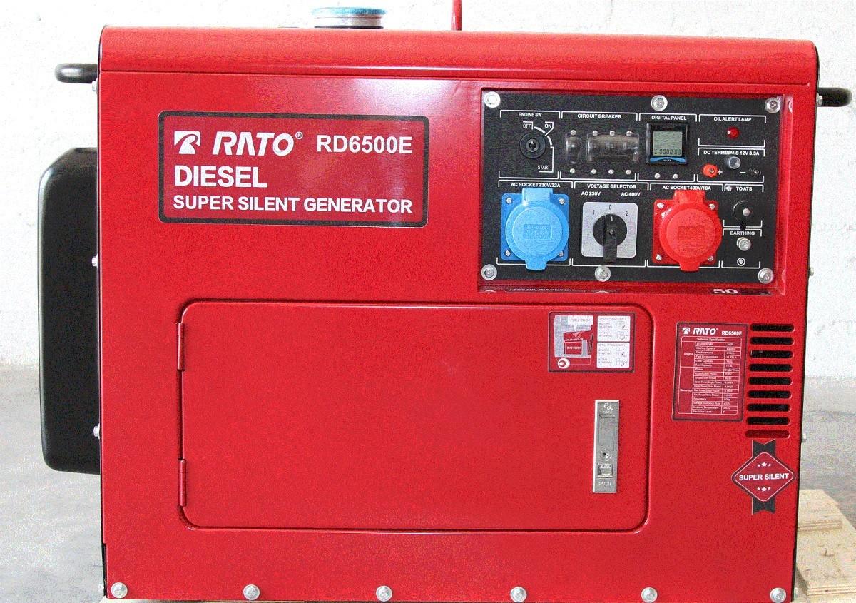Generator electric de curent RATO DIESEL RD6500 E