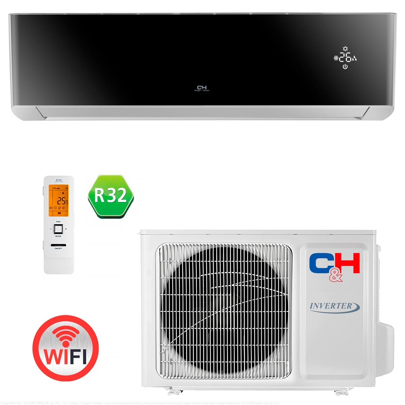 Aer conditionat Cooper&Hunter CH-S18FTXAM2S-BL Wi-Fi